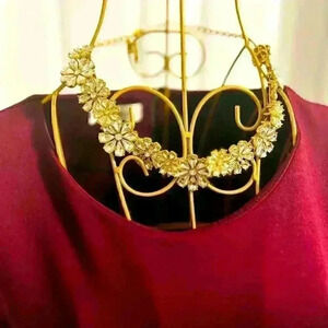 Aldo Choker Crystal Clear Collared  Necklace